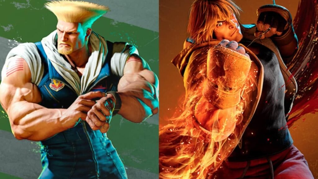 Guile vs Ken in Street Fighter
