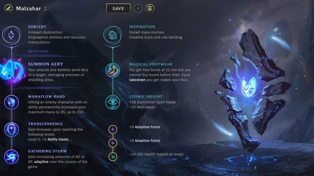 Malzahar Runes