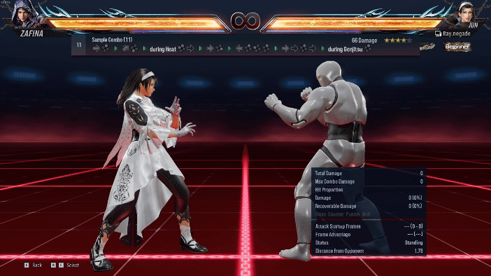 Jun Kazama Heat Combo