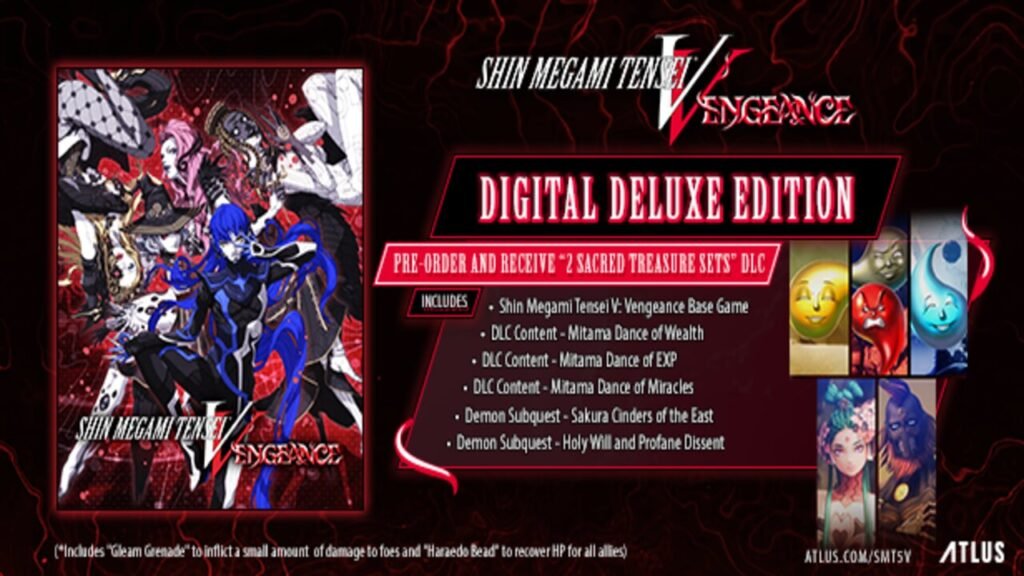 Digital Deluxe bonus for SMT V Vengeance