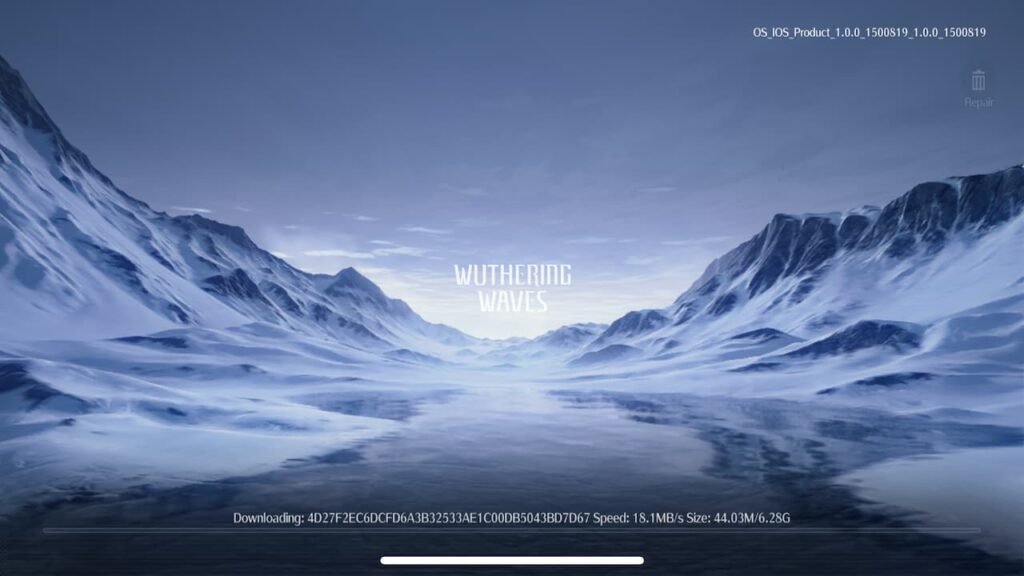 Wuthering Waves iOS pre-download
