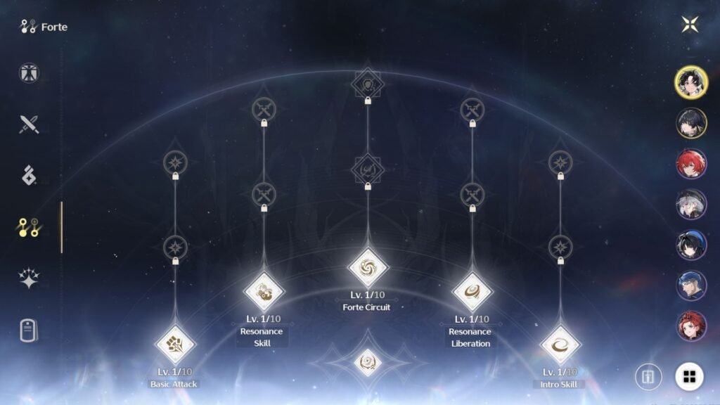 Jianxin Forte or Skill tree