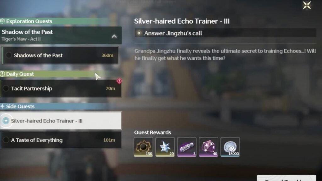 Silver-haired Echo Trainer 3