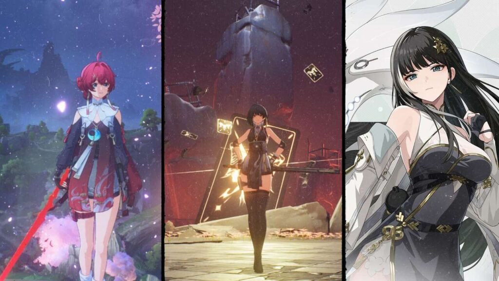 Danjin, Rover and Baizhi from Wuthering Waves