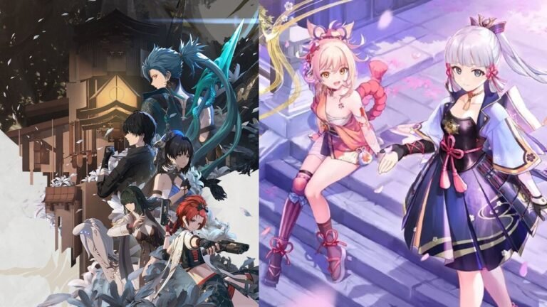 Artworks from Wuthering Waves and Genshin Impact