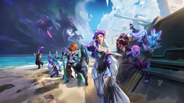 Anima Squad skin line in league of legends