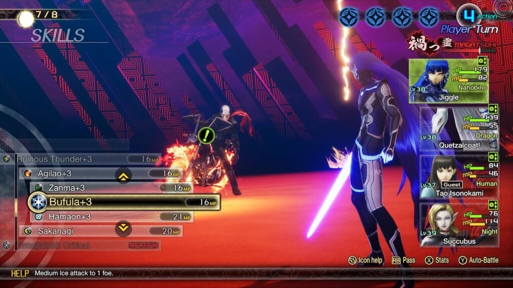 Hell Biker Bufu weakness