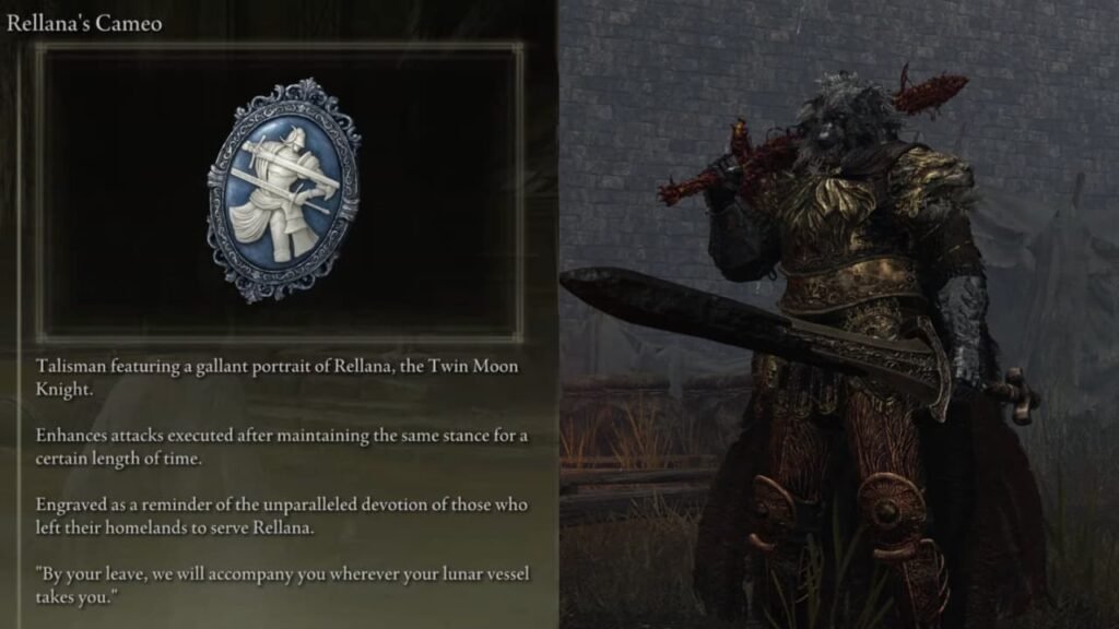 Rellana's Cameo Talisman Shadow of the Erdtree