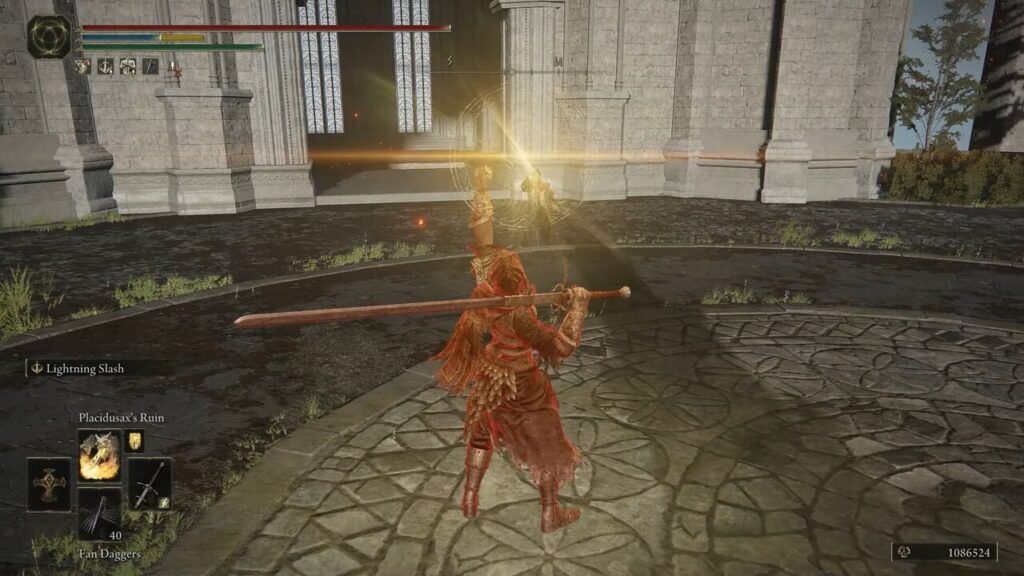 Chaos Zweihander in Dark Souls.