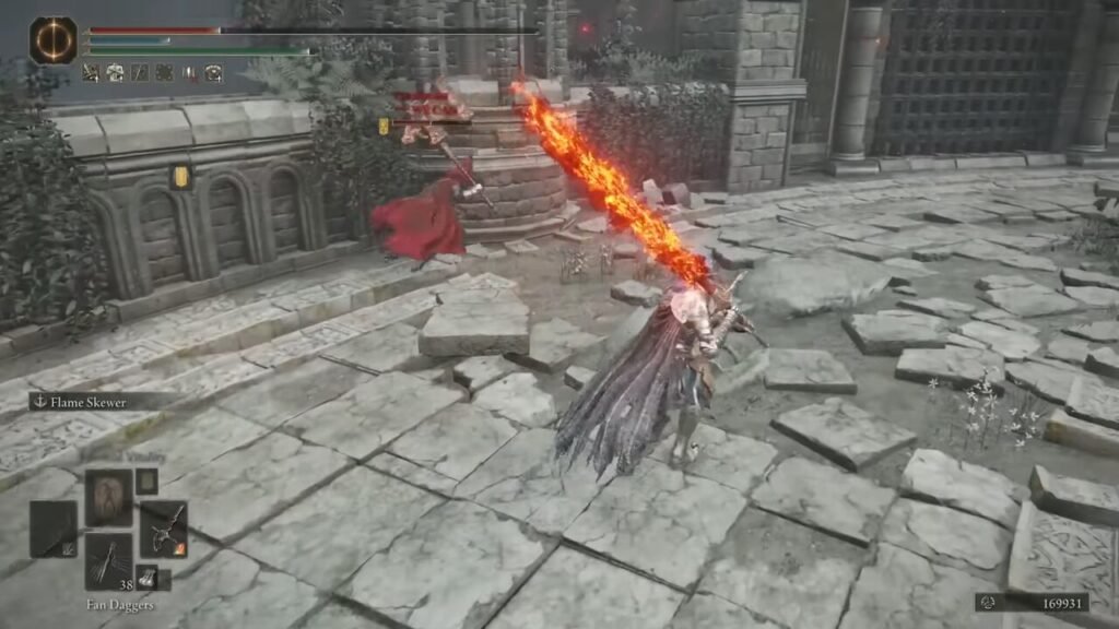 Fire Knight's Greatsword in PvP.