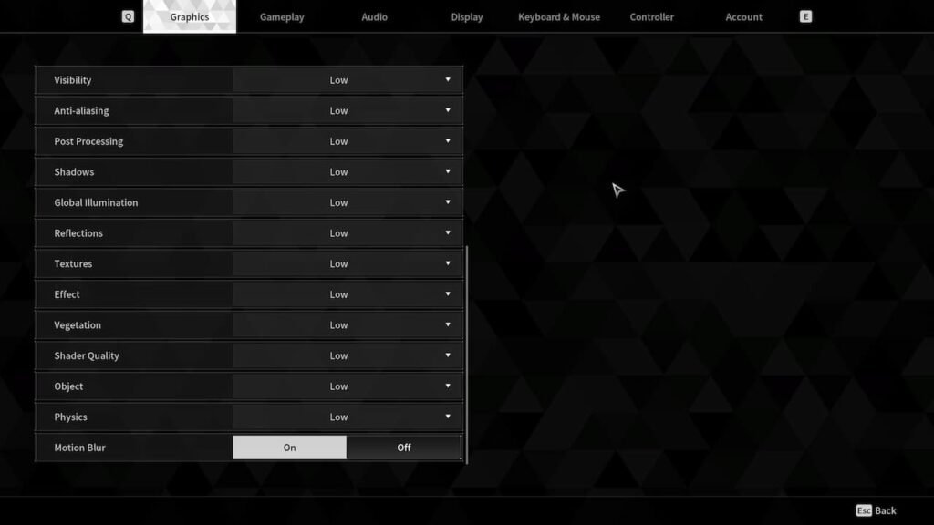 The First Descendant Steam Deck settings