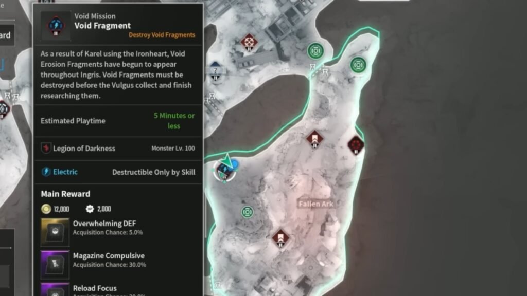 Best Void Fragment mission for XP farm