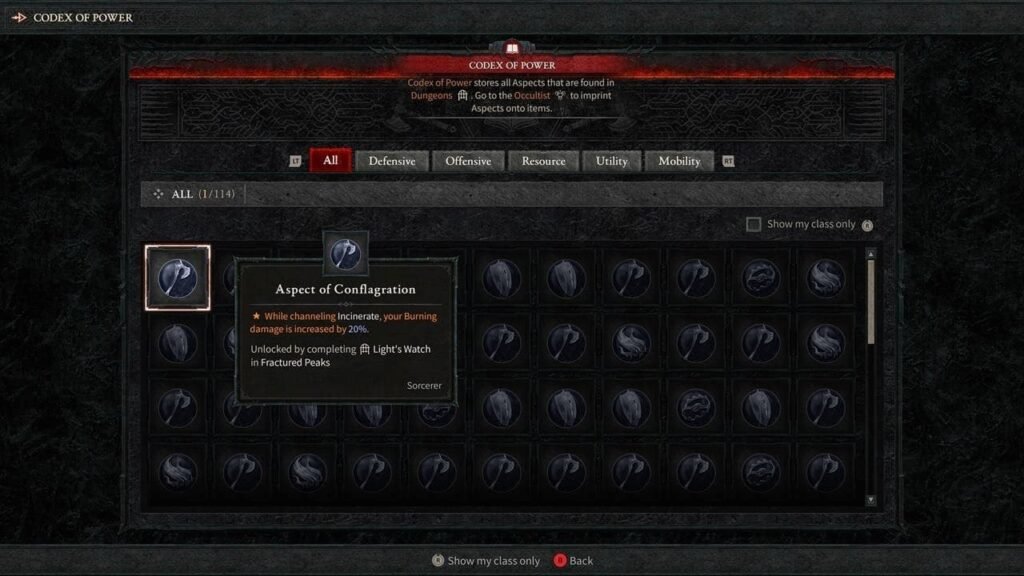 Codex of Power Diablo 4