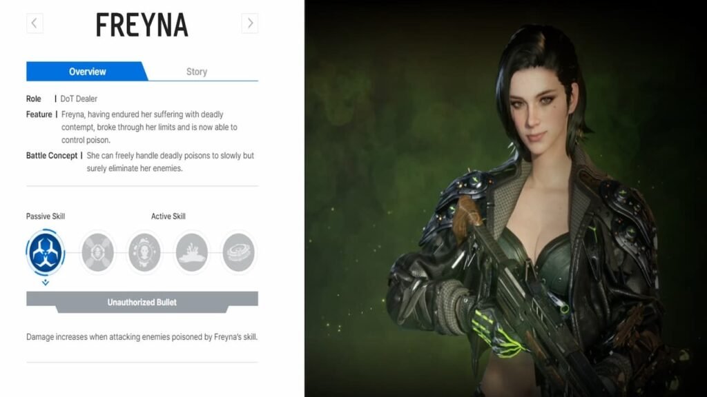 Freyna Abilities