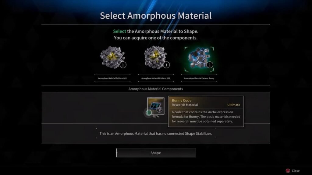Open Amorphous Material