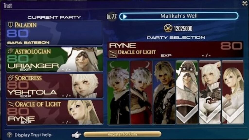 Scion Trust Glamours FF XIV