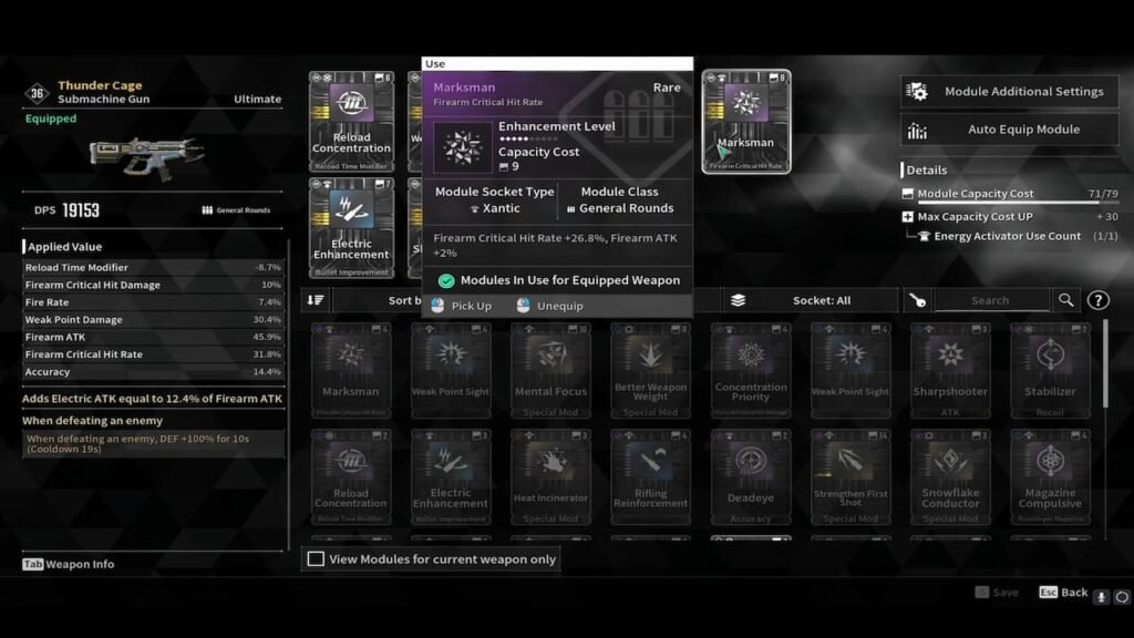 Weapon Modules