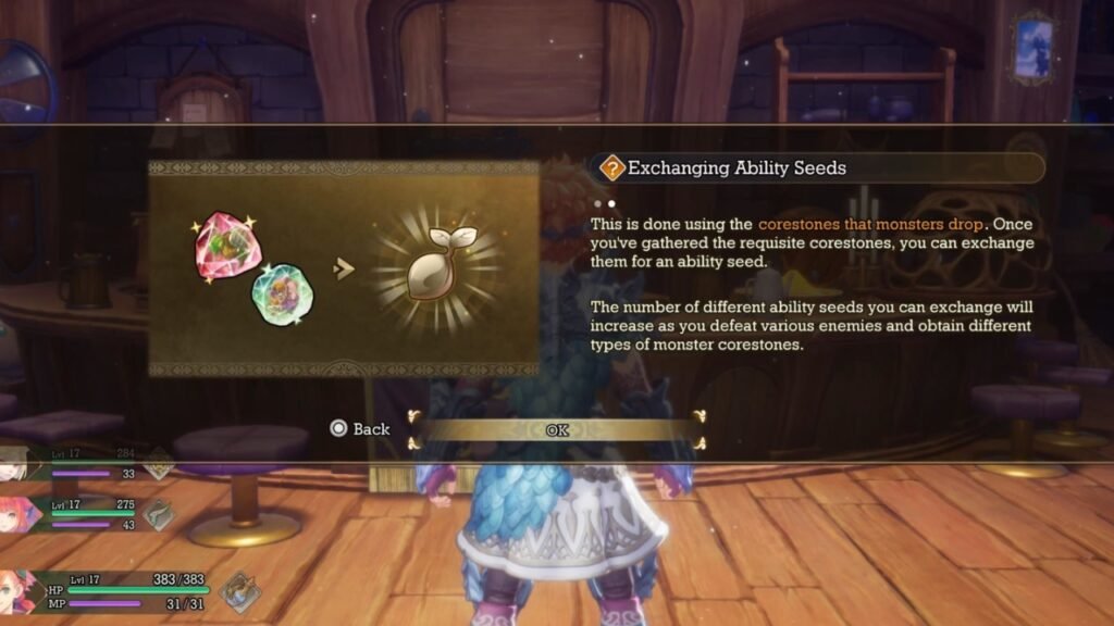 Corestone use Visions of Mana