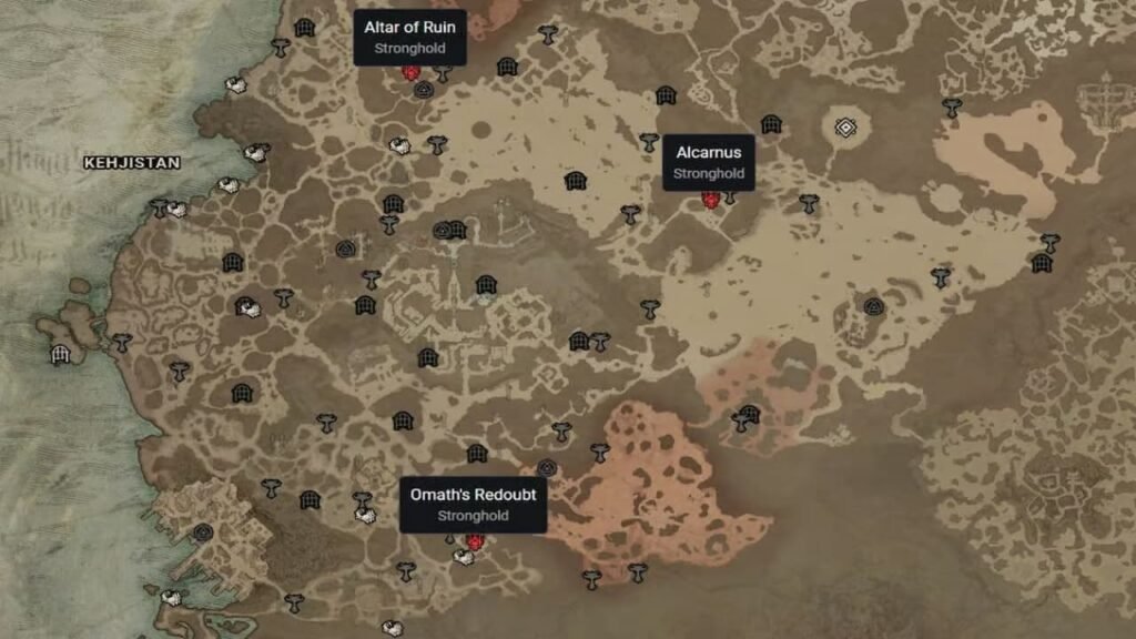 Diablo 4 Kehjistan Strongholds