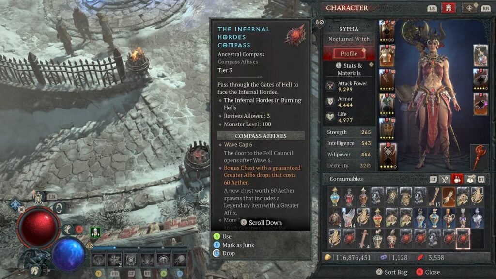 Get Infernal Compass Diablo 4