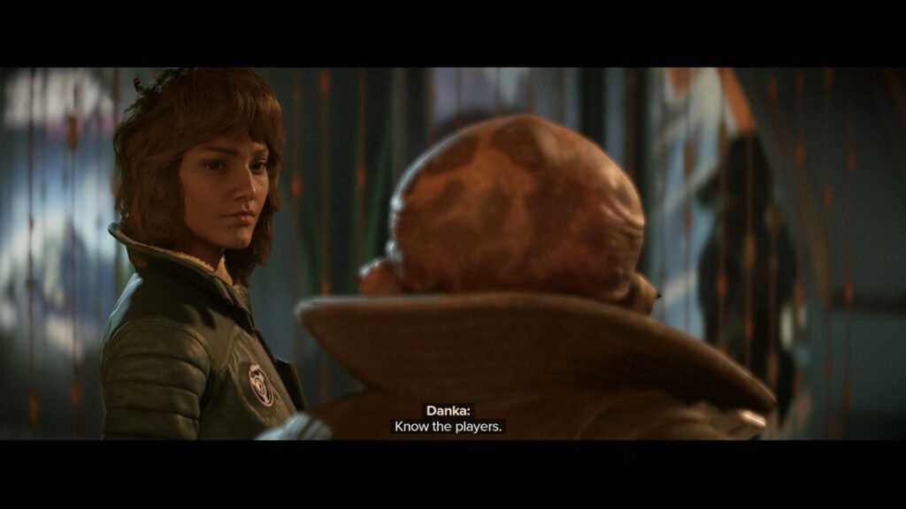 Kay Vess talking with Danka