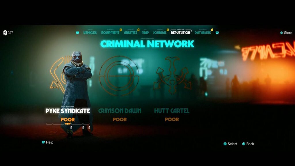 Reputation system Star Wars Outlaws