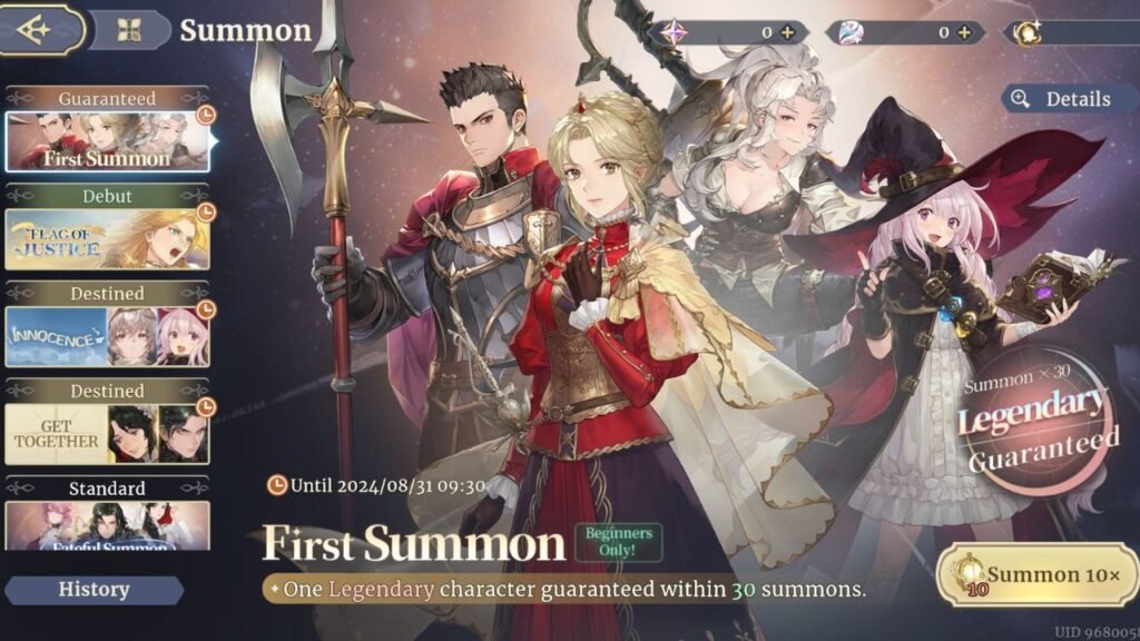 Beginner banner sword of convallaria