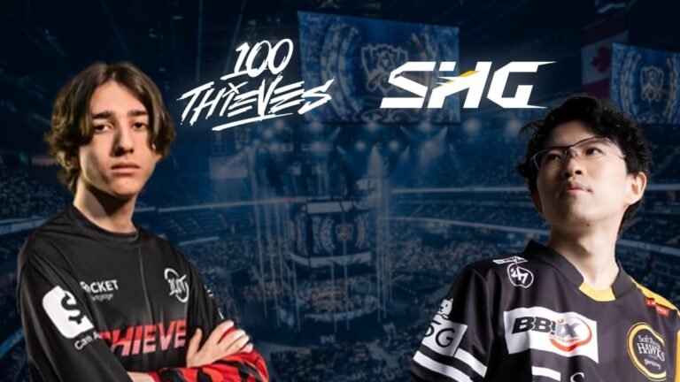 100 Thieves vs SoftBank HAWKS League of Legends Worlds 2024 Play-in Match timings, head-to-head, and more