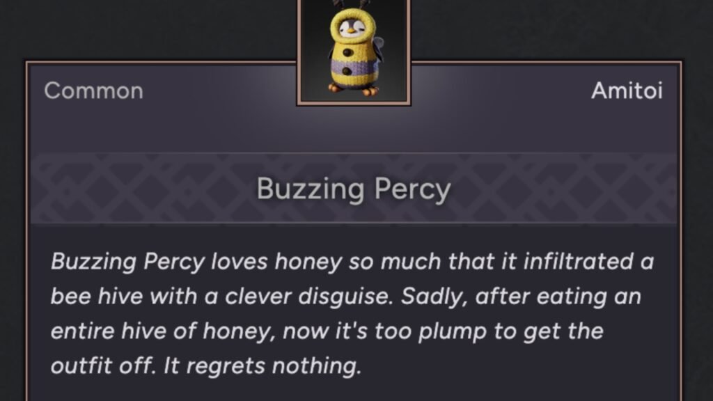 Buzzing Percy Amitoi