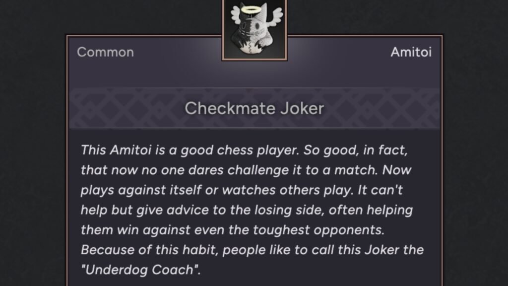 Checkmate Joker Amitoi