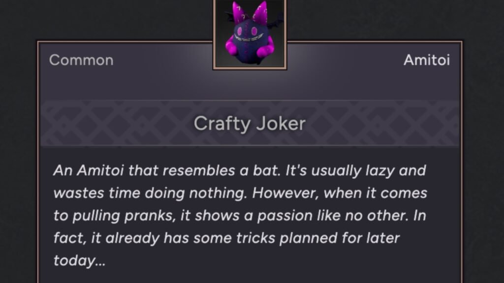 Crafty Joker Amitoi