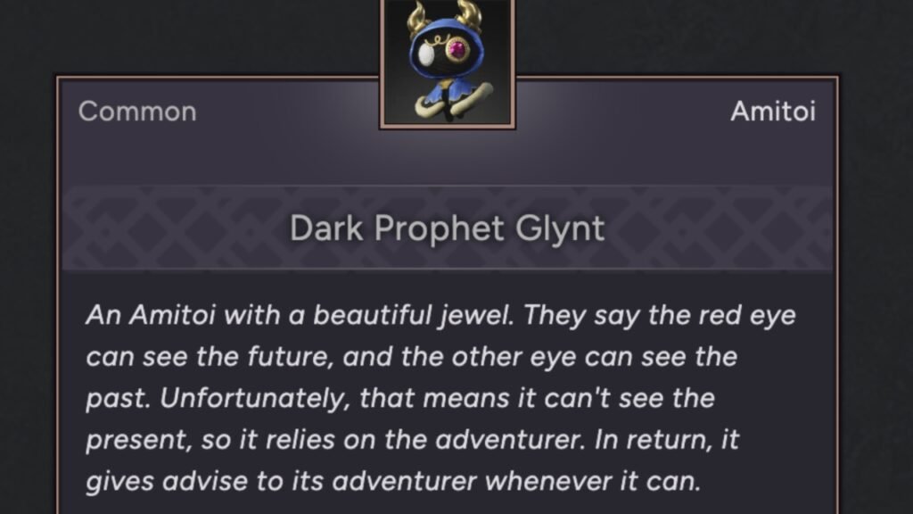 Dark Prophet Glynt Amitoi