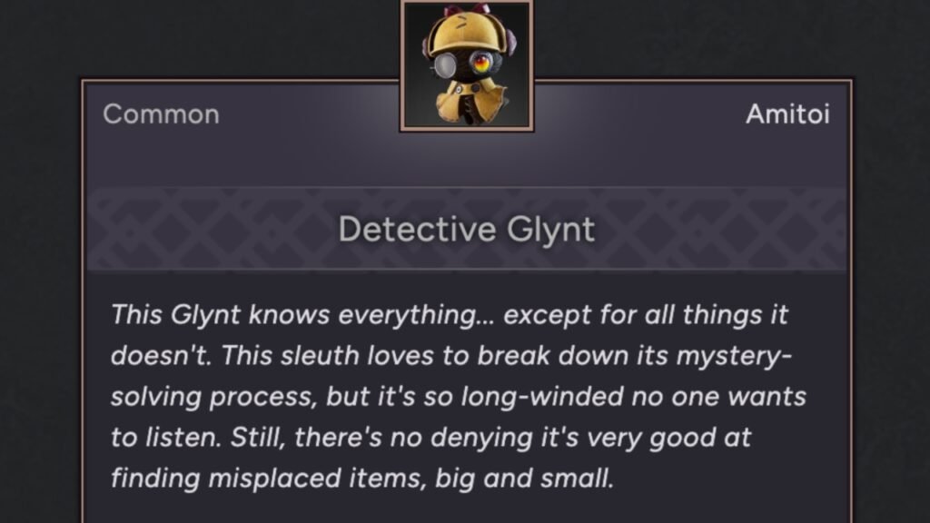 Detective Glynt Amitoi