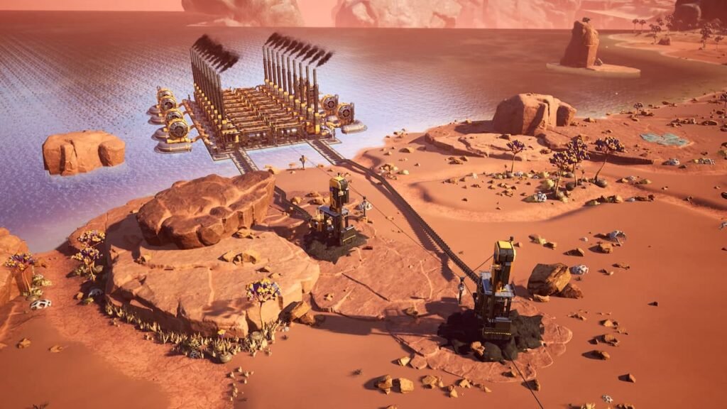 Dune Desert biome Satisfactory