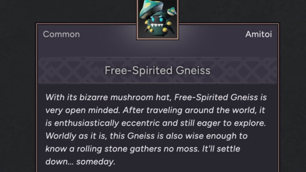 Free-Spirited Gneiss Amitoi