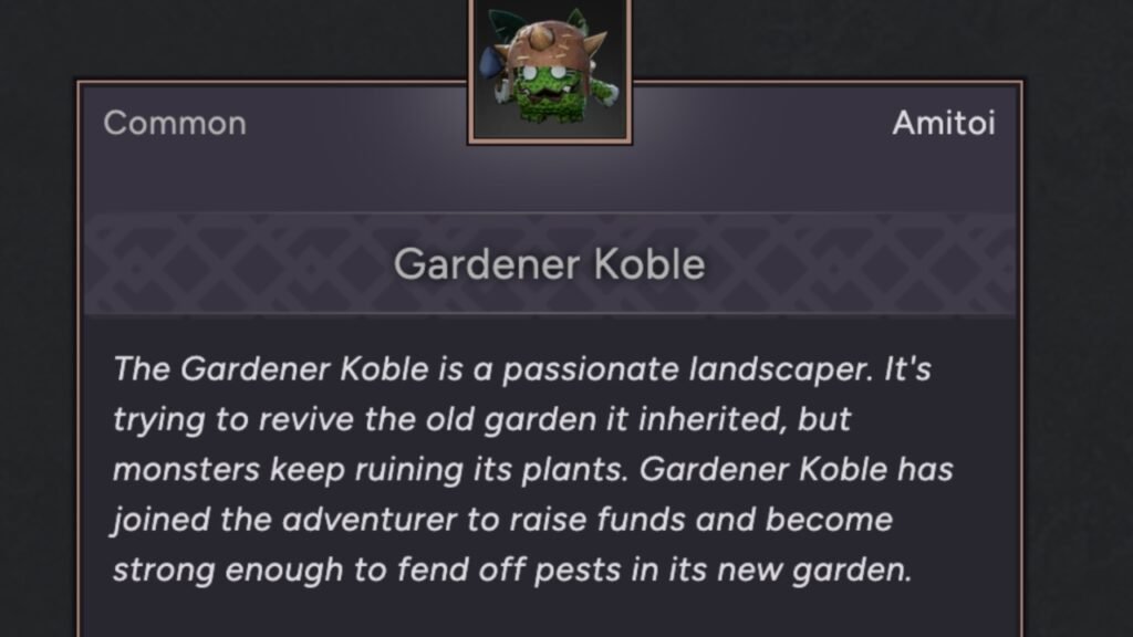 Gardener Koble Amitoi