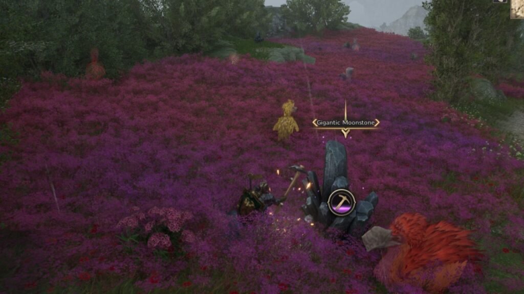 Gigantic Moonstone Mining Ore Throne and Liberty