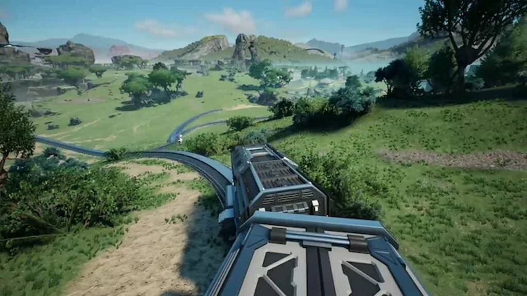 Grass Fields biome Satisfactory