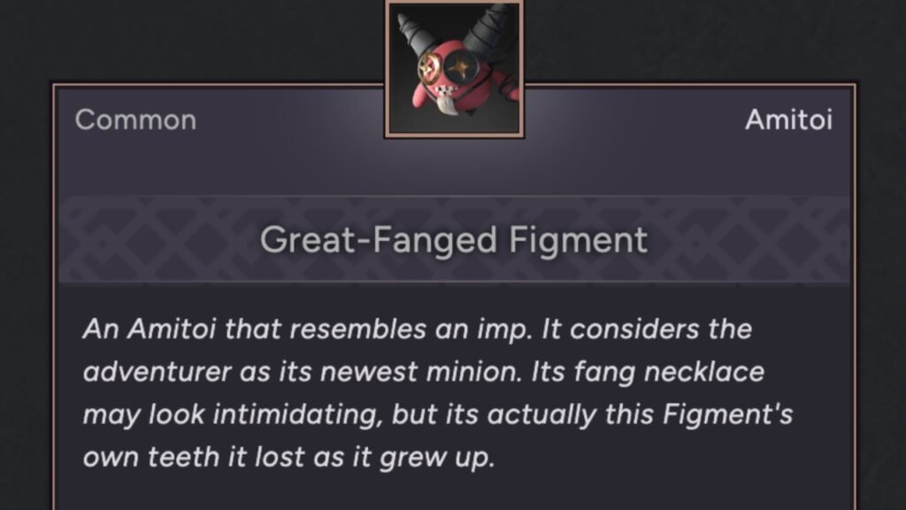 Great-Fanged Figment Amitoi