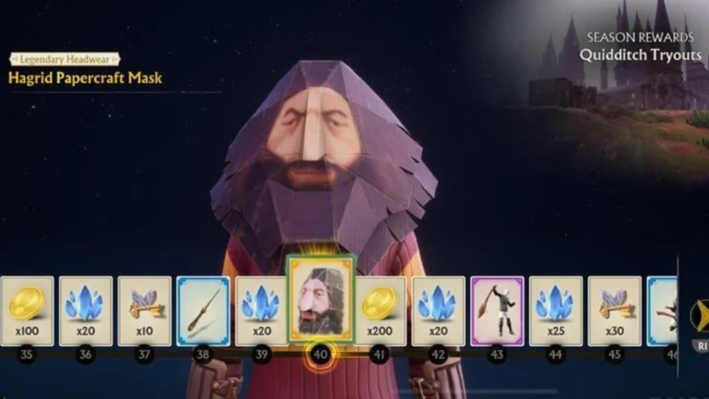 Hagrid Mask Season 0 Rewards Track