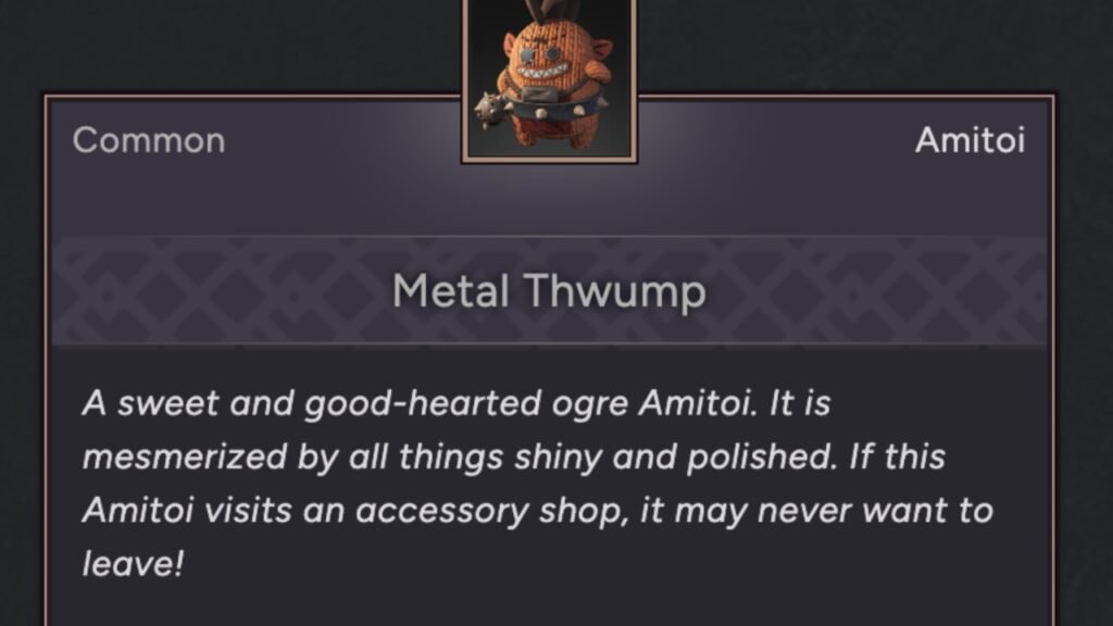 Metal Thwump Amitoi