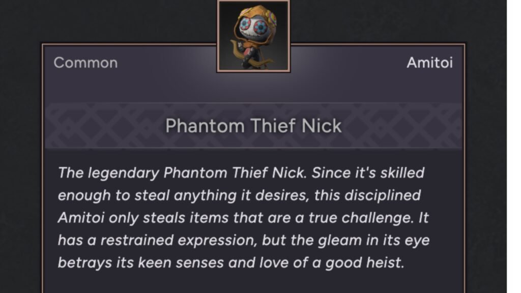 Phantom Thief Nick Amitoi