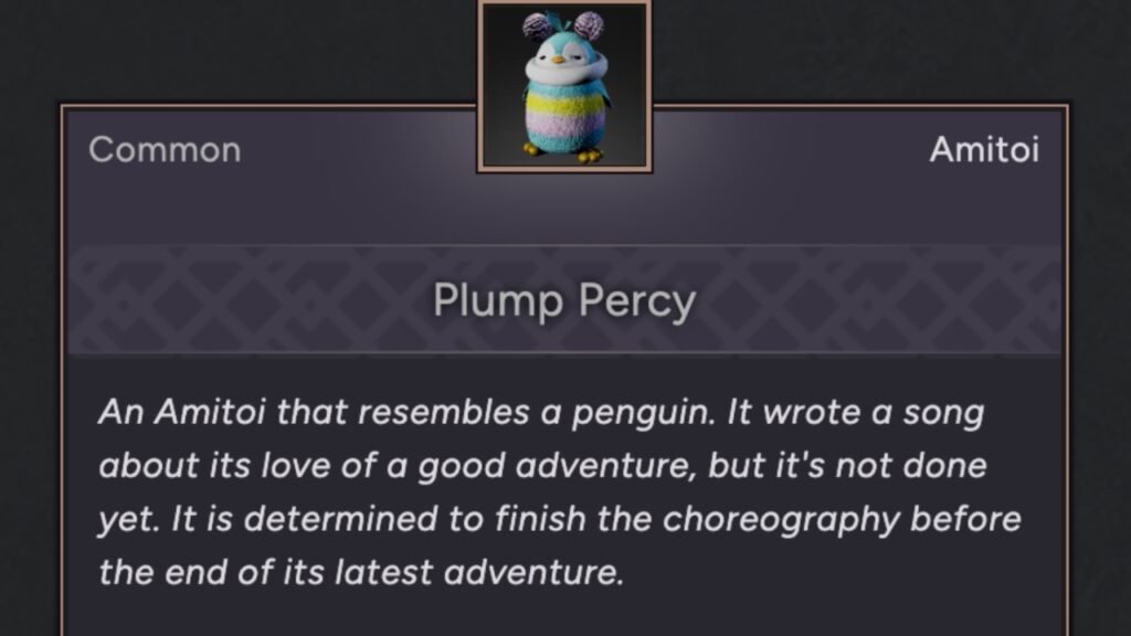 Plump Percy Amitoi