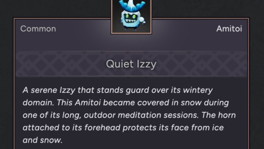 Quiet Izzy Amitoi