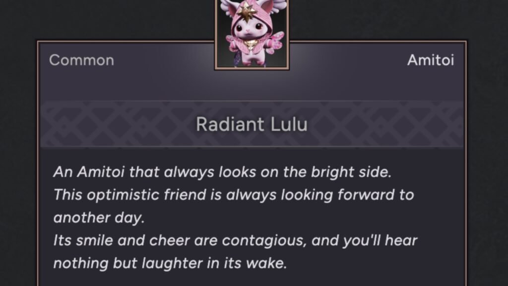 Radiant Lulu Amitoi