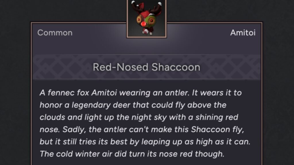 Red-Nosed Shaccoon Amitoi