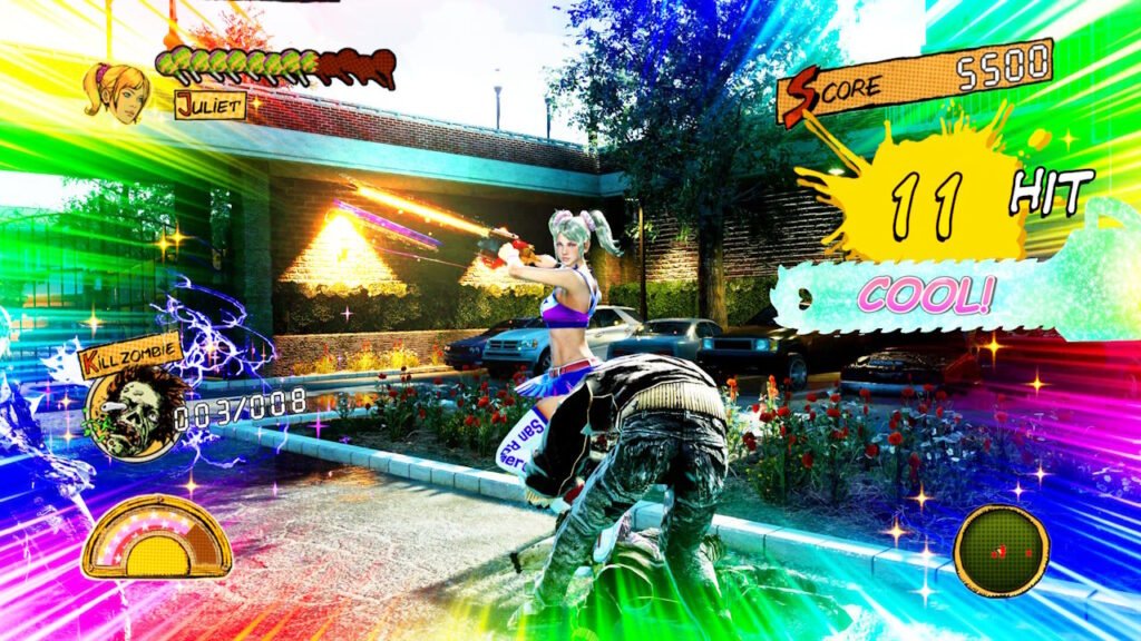 Repop Juliet fighting a zombie