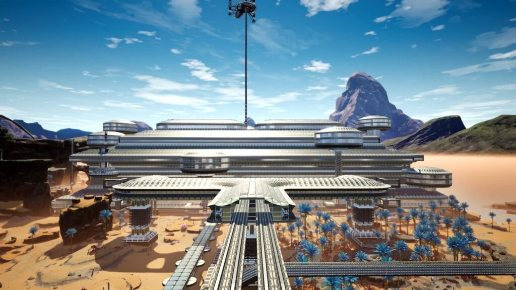 Rocky Desert biome satisfactory