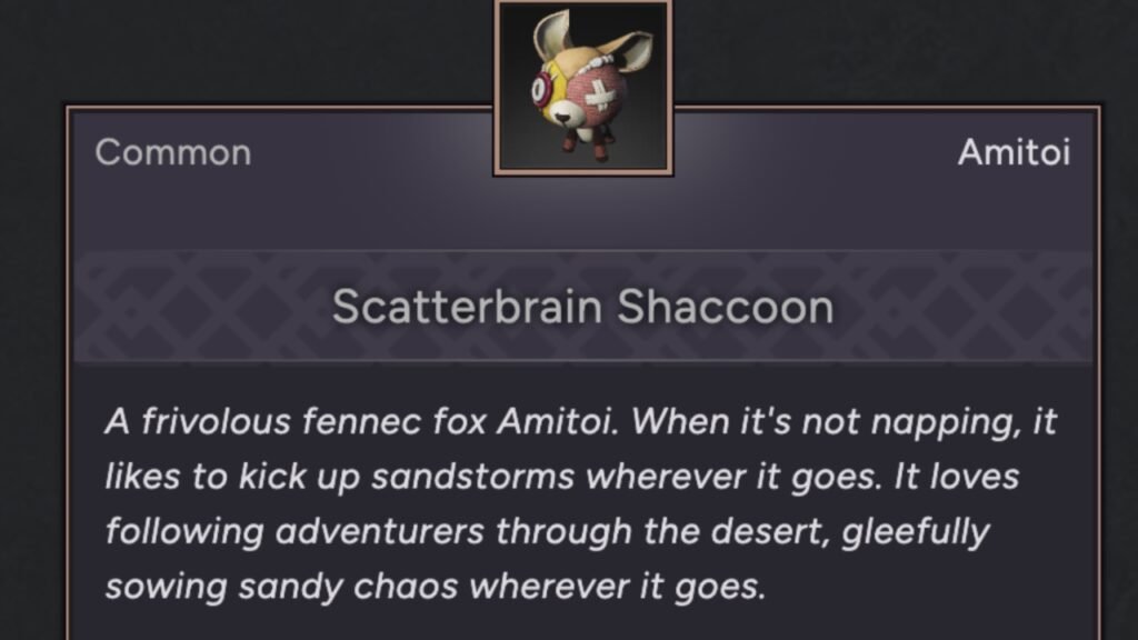 Scatterbrain Shaccoon Amitoi