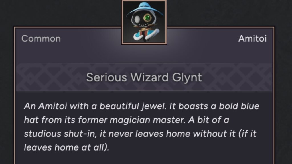 Serious Wizard Glynt Amtoi